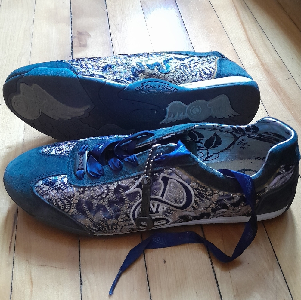 Vintage Von Dutch Navy Blue Sneakers